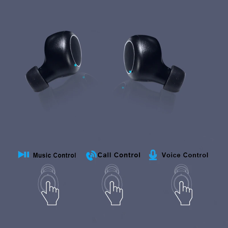 Mornlex MT01 наушники вкладыши TWS Bluetooth 5 0 стерео Беспроводной кнопочное управление Шум