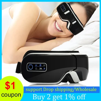 

Smart Electric Eye Massager Portable Air Pressure Hot Compress Massage Eye Relieve Fatigue Anti Wrinkles Care Device