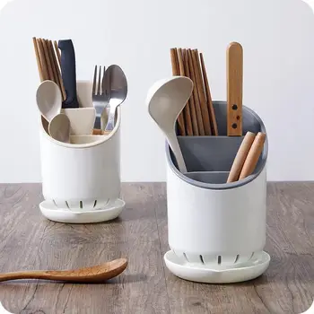

Creative kitchen hollow chopsticks cage spoon fork cutlery water rack storage bucket container chopsticks shelf kitchen supplies