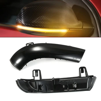 

2pcs Car Turn Signal Light LED Side Wing Rearview Mirror Indicator Blinker Light For Golf 5 MK5 Passat B5 B6