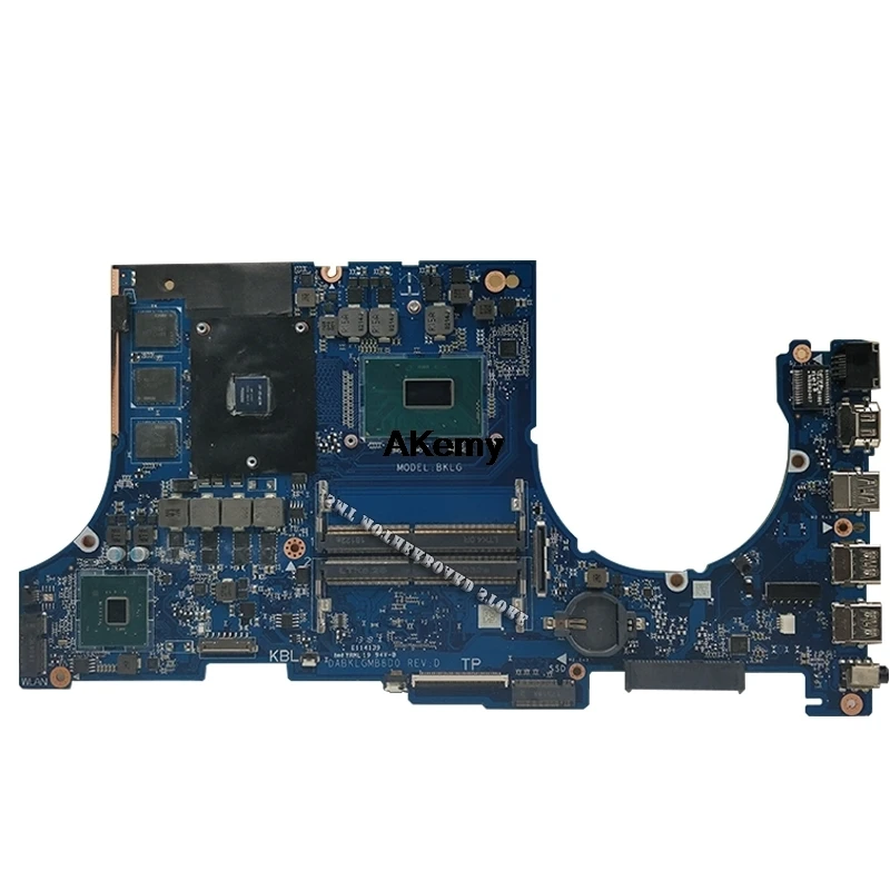 DABKLGMB8D0 материнская плата для ноутбука ASUS TUF Gaming FX504G FX80G оригинальная материнская плата I5-8300H GTX1050