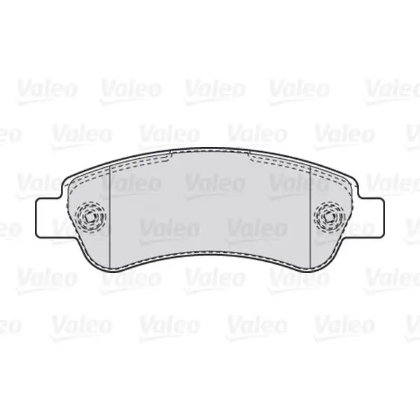 Колодки дисковые задние Citroen Jumper 2.2HDi 06 VALEO 301892