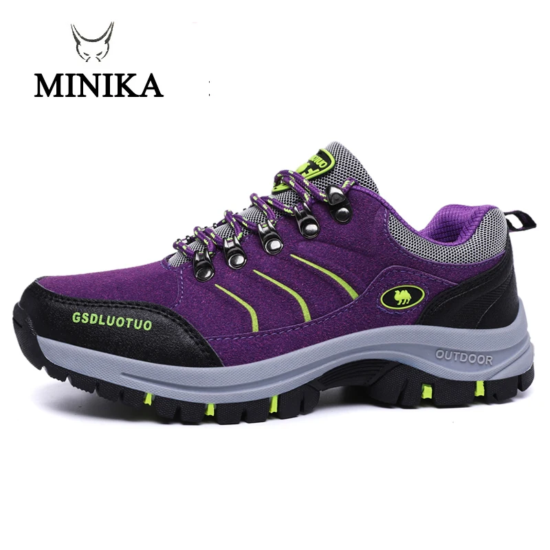 

Women Hiking Shoes Waterproof Shoes Men Mountain Climbing Trekking Shoes Professional Outdoor Sneakers Wandelschoene Dames