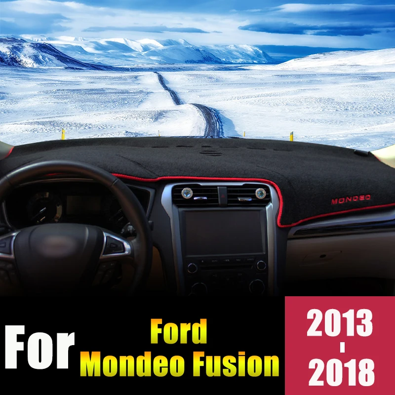 

For Ford Mondeo Fusion 2013 2014 2015 2016 2017 2018 LHD Car Dashboard Cover Avoid Light Mat Anti-UV Pads Carpets Accessories