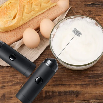 

​Stainless Steel High-speed Electric Handheld Egg Beater Milk Frother Drink Foamer Whisk Mixer Coffee Cream Stiring Stirrer
