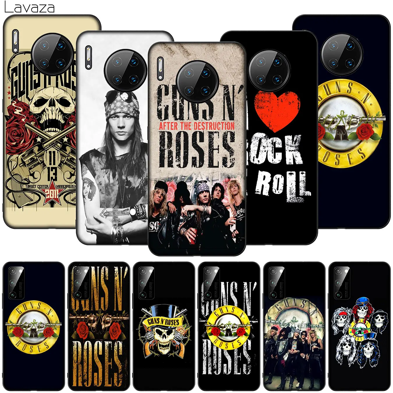 GUNS N'ROSES N' ROSES Axl Soft Silicone Cover for Huawei Mate 30 20 10 Pro Lite Y6 Y7 Y9 Prime 2019 2018 Phone Case | Мобильные