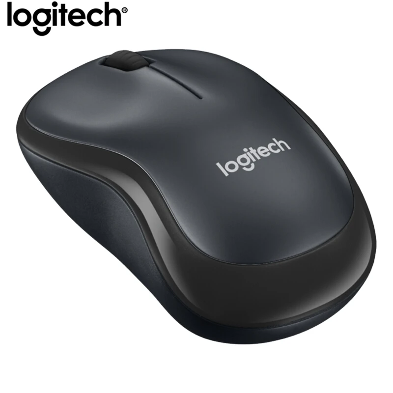 Беспроводная Бесшумная мышь logitech M220, игровой компьютер, usb-приемник с 2,4 ГГц, Высококачественная оптическая эргономичная мышь для дома и офиса