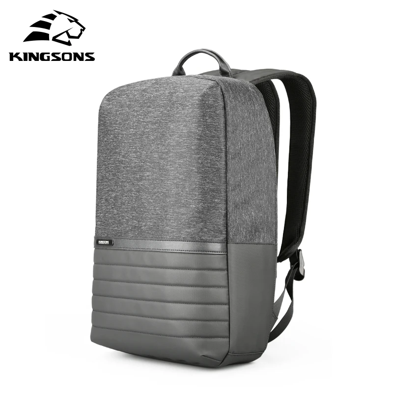 Мужской рюкзак с защитой от кражи Kingsons 15 6 дюйма модные рюкзаки для школы