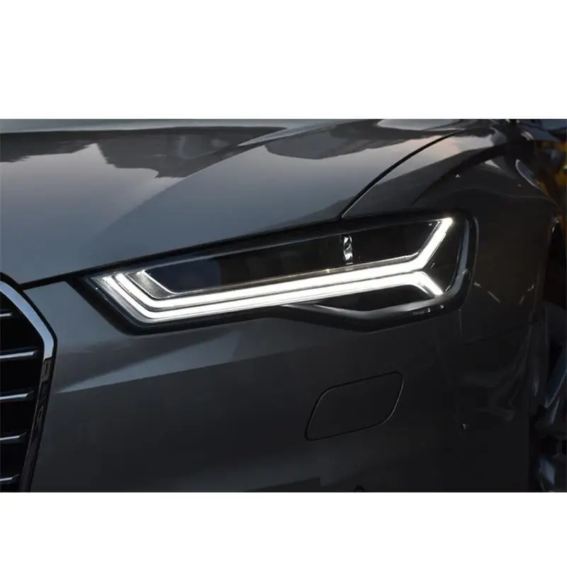 Запчасти для бега, аксессуары для экстерьера Cob Automovil Assessoires, автомобильные Drl светодиодные фары, автомобильные фары в сборе 16 17 для Audi A6L