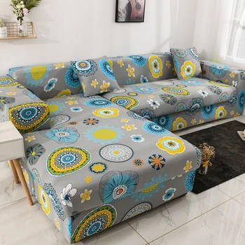 

mandala pattern spandex sofa cover tight wrap all-inclusive Airldianer elastic sofa covers for living room sectional sofa cover