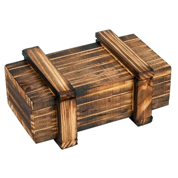 

New Intelligence Magic Puzzle Wooden Secret Box Compartment Gift Brain Teaser New High Quality Compartment Gift Brain Teaser