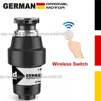 76336A German 1000W motor Technology 1 Horsepower Deluxe Continuous Feed Disposall Food Waste Disposer + Air Switch 1