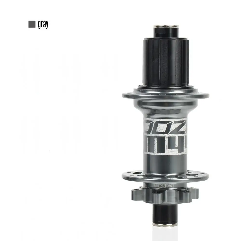 Gray rear SHIMANO KOOZER BM440 MTB горный велосипед BOOST концентраторы 32h отверстие дисковый подшипник ступицы передний задний 6 Болт 15*110 12*148 мм через - Цвет: Gray rear SHIMANO
