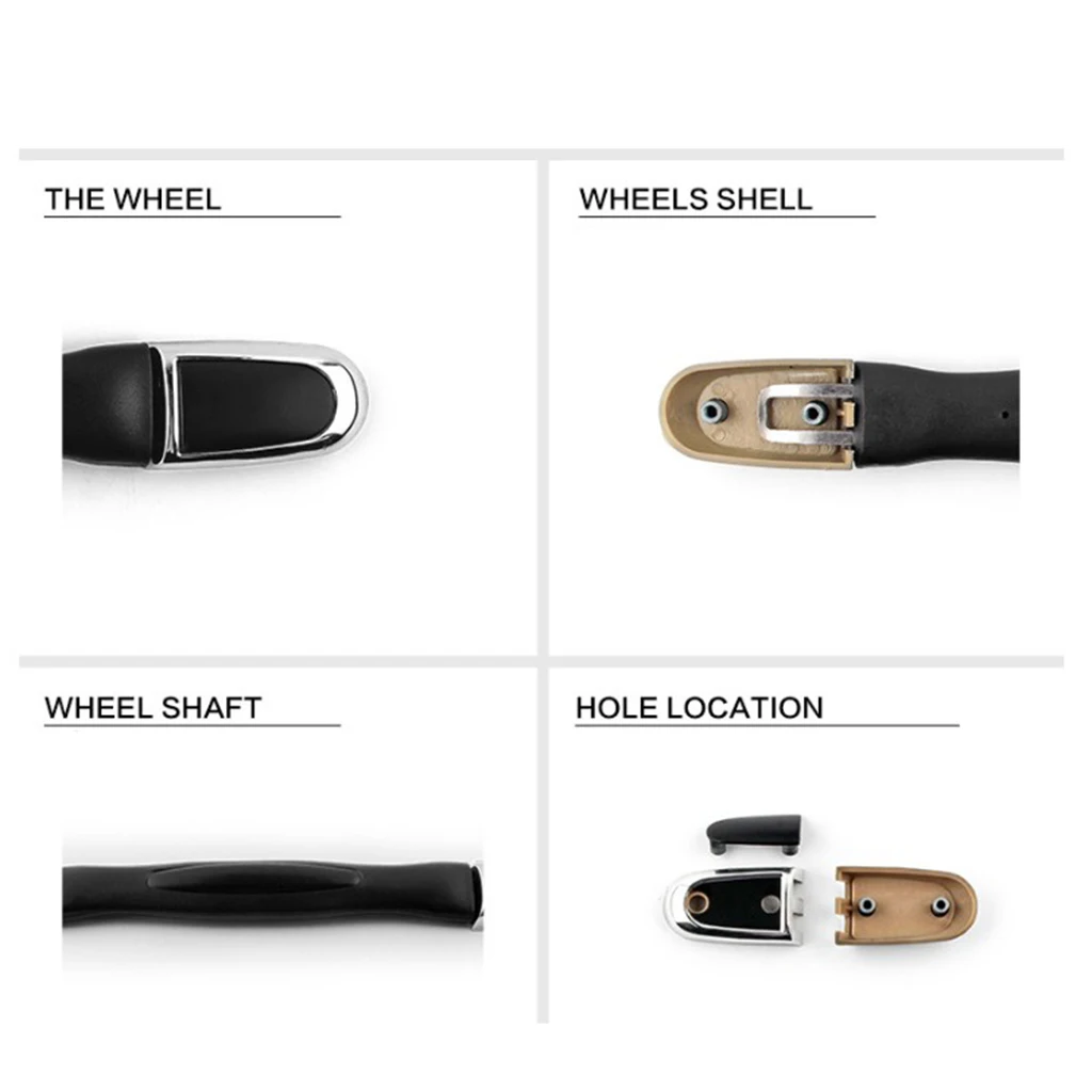 Replaced Suitcase Luggage Case Handle Hand Grip Flexible Spare Strap (RB-071B) - Perfect Replacement For Your Old Broken Ones