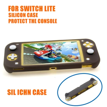 

Soft Silicone Case Protective Cover for Nintend Switch Lite Game Console Controller Gaming Protection Accessories