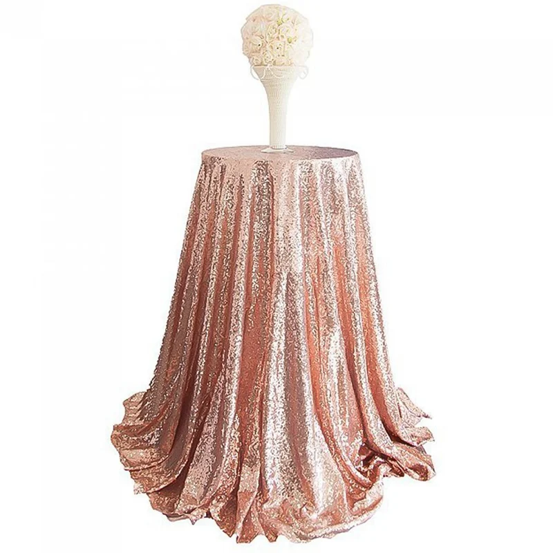 1Pcs High Quality Sequin Tablecloth Glitter Table Cloth For Wedding Decoration Party Banquet Home Decor