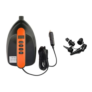 

Portable Electric Air Pump Inflatable Pump 12V Digital Electric LCD Screen For Boat Kayak 0-16 SPI ,kayak Paddle Boat Air Pump