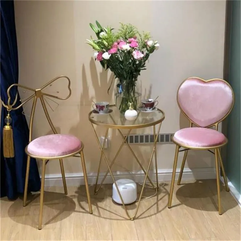 

Nordic modern Theme Western Restaurant Chair Dessert Shop Dairy Tea Shop Tables and Chairs Studio Leisure Area Negotiate Chairs