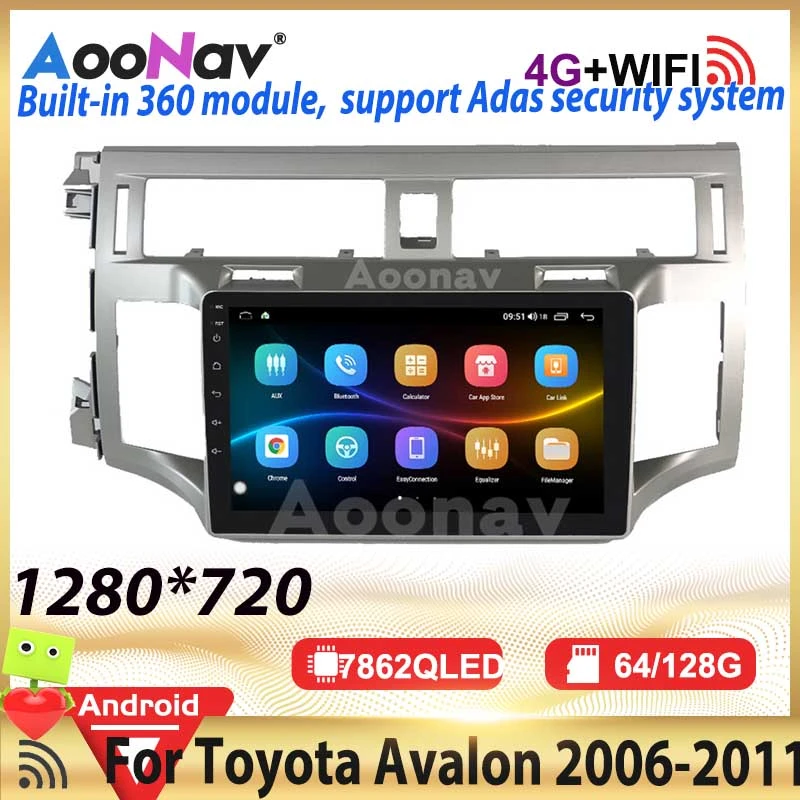 Android Car Stereos For Toyota Avalon 2006-2011 Radio Head Units GPS Device