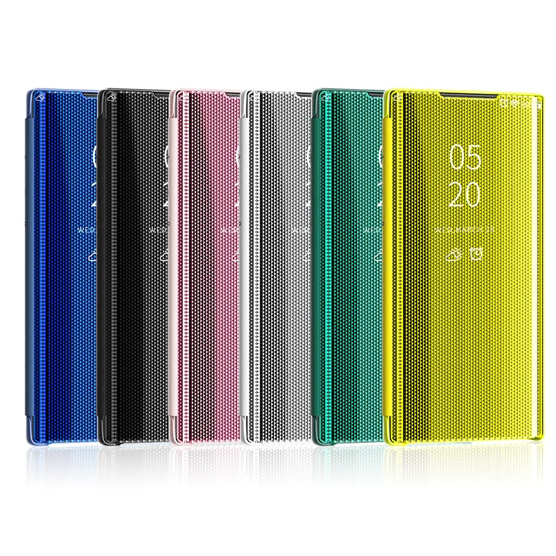 Умный зеркальный флип-чехол для Samsung Galaxy S8 S9 S10 Plus e 5G S10E Прозрачный чехол для Samsung Note 8 9 10 Pro A7 откидной Чехол