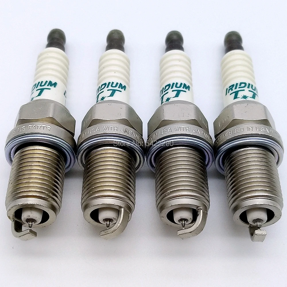 Bujía de iridio para coche, vela de doble punta para Chevrolet, Toyota, Caldina, Audi, Lexus, Honda, BMW, Chery, Tiggo, 4 Uds.|Bujías bujías incandescentes| - AliExpress