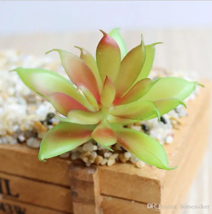 Charming Faux Artificial Succulent Plants Emulational Cactus Plants for Office Home Table Desk Garden Displayed Mini Flower Decoration