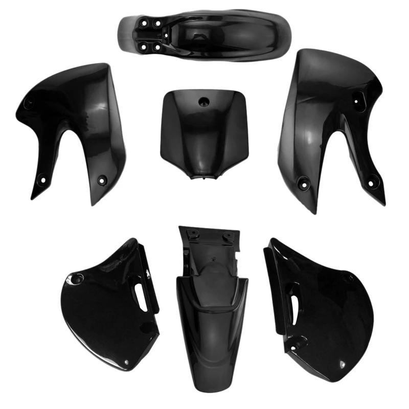 Motorcycle Plastic Fairing Full Body Cover Kits Fenders Mudguard for Kawasaki KLX 110 KX65