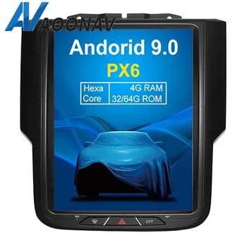 

AOONAV 10.4 inch car Radio GPS navigation For-dodge RAM 2013-2017 car DVD player vertical screen Android 9.0 support carplay