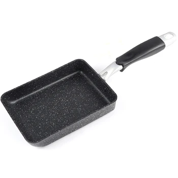 

Aluminium Alloy Fried Eggs Pans Mini Square Non-Stick Japanese-Style Frying Pan Fried Eggs Pans Maker Breakfast Pot