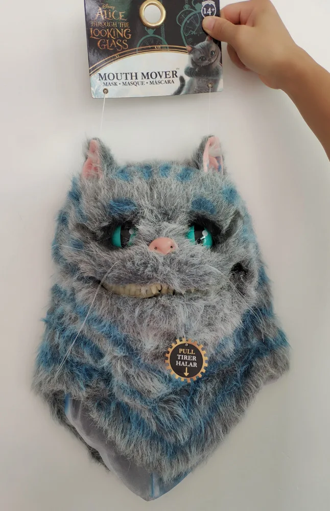 Алиса в стране чудес Чеширский кот плюшевая маска Хэллоуин косплей носок коробка