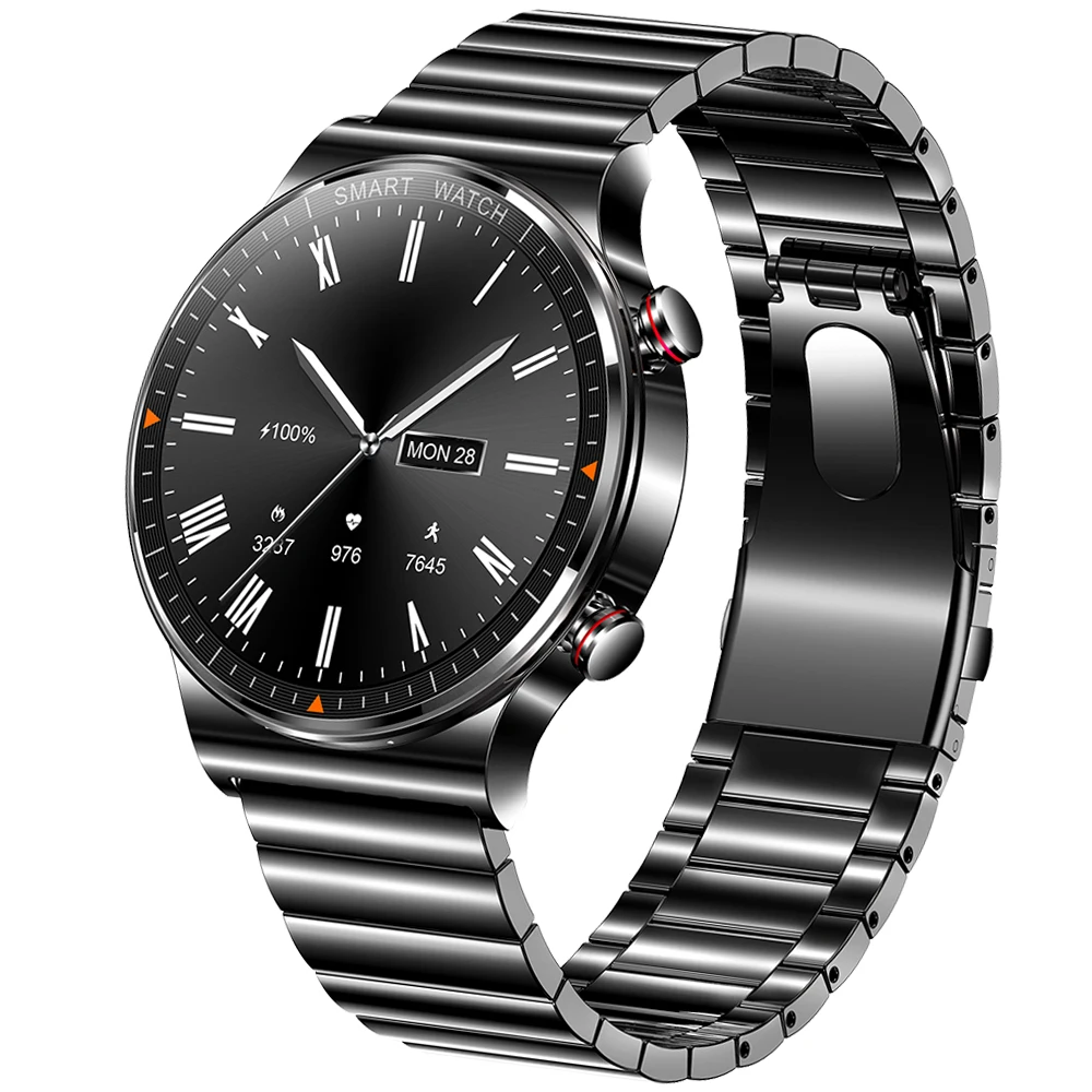 New 454*454 HD Smart Watch Full Touch Screen Mens Bluetooth Call Smartwatch IP68 Waterproof Music Player Fitness Tracker Watches 