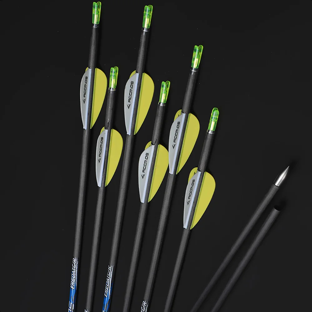 12pcs 31 Pure Carbon Arrows Id 4 2 Mm Archery Pure Carbon Arrows For Recurve Bow Or Compound Bow Shooting Accomos Bow Arrow Aliexpress