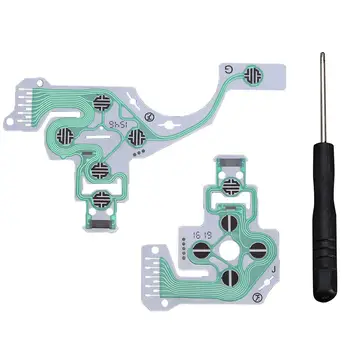 

Original New For ps4 controller conductive Game Remote Controller Button Conductive Flex Cable Film for PS4 Repair Parts 2020