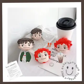 

Cute Ponyo Goldfish Couple Cartoon 3D Cover for AirPods 1 2 Pro Charging Case Soft Silicone Wireless Bluetooth Earphone Case