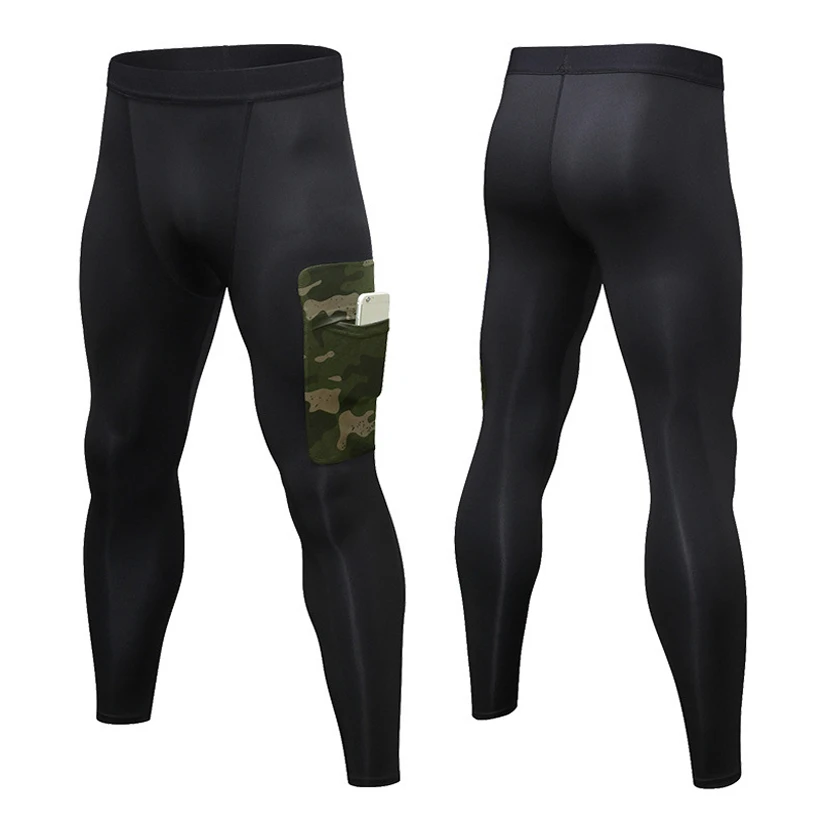 Compression Leggings With Phone Pocket