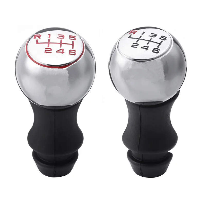 6 Speed Car Mt Gear Shift Knob Lever Shifter Handle Stick For Peugeot