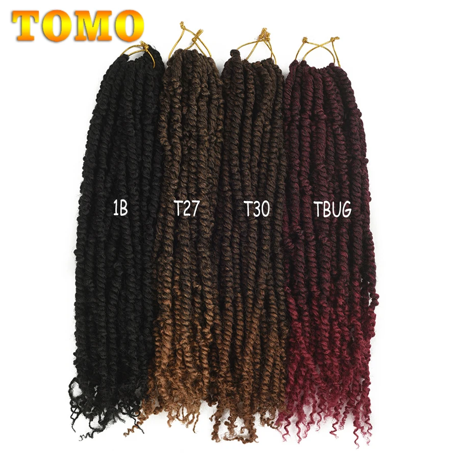 TOMO Passion Twist Crochet Hair 12 18 24 