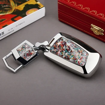 

Nice touch Car Key Cover For BMW 520 525 f30 f10 F18 118i 320i 1 3 5 6 7 Series E36 E46 E87 Keys Protection Case Chain FOB Bag