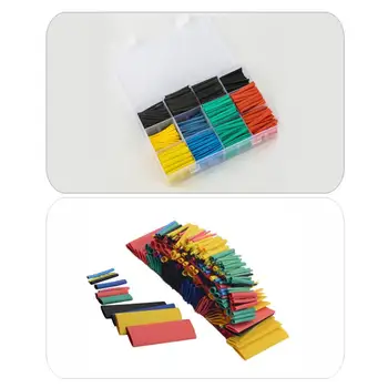 

Polyolefin Shrinking Assorted Heat Shrink Tube Wire Cable Insulated Sleeving Tubing Set High temperature Flame retardant