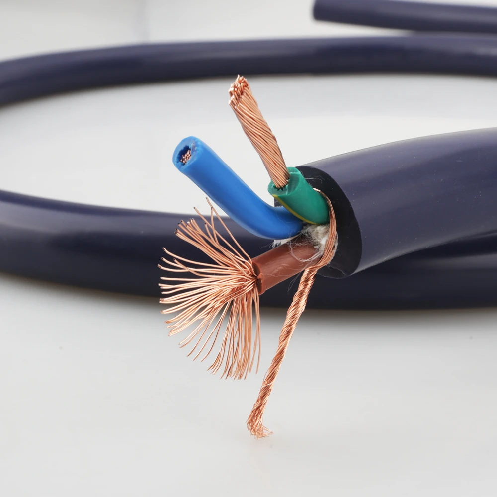 Audiocrast P101 Power Cable Pure Copper Power Wire Cable For Diy