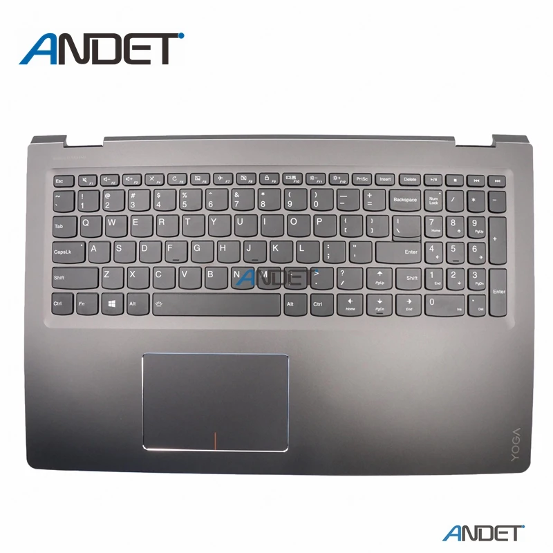 Для lenovo IdeaPad Flex 4-15 4 15 1570 1580 Yoga 510-15 ISK IKB palmest верхний чехол для США USI клавиатура с подсветкой