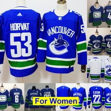 Все сшитые женские трикотажные изделия Vancouver Elias Pettersson Brock Boeser Bo Horvat Henrik Sedin