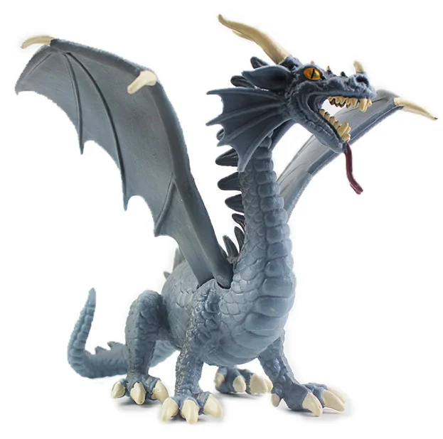 

New Children's Animal Model Toy Plastic Blue Dragon Model, Simulation Jurassic Dinosaur Model Children's Educational Model Toy