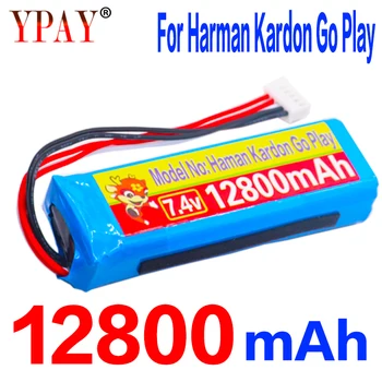 

12800mAh Battery 7.4V for Harman Kardon Go Play Mini Speaker Li-Polymer Lithium Polymer Rechargeable Accumulator Replacement