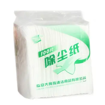 

100pcs Ultra-Light Electrostatic Dust-Cleaning Paper Clean Dry Wipes Wipes Mopping Wall Window Towel Mop cleaning paper