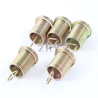 

5 Pcs Bronze Tone Kickstand Hook Spring for Bike Bicycle Washing Machine