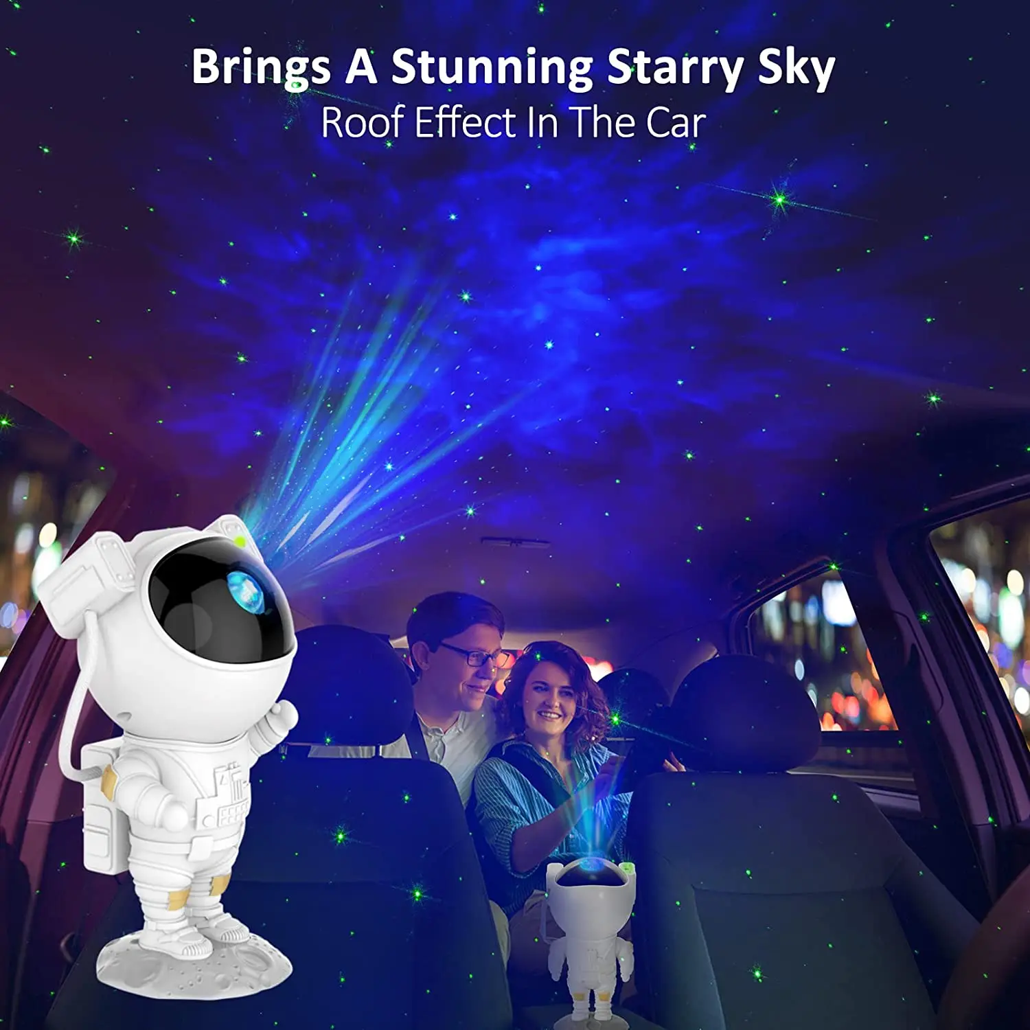 Hot Galaxy Projector Lamp Starry Sky Night Light For Home Bedroom Room Decor Astronaut Decorative Fixtures Children Gift potato night light