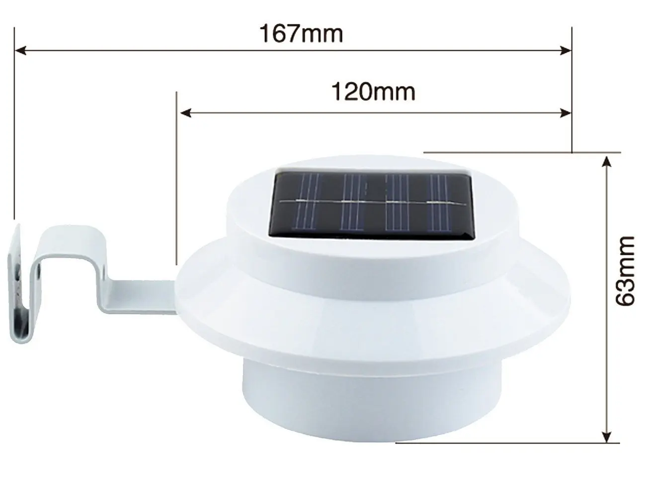 3 led бак для воды с солнечной батареей, солнечный свет на крыше, садовые солнечные светильники, забор, лампа на солнечных батареях, как Горячие торты