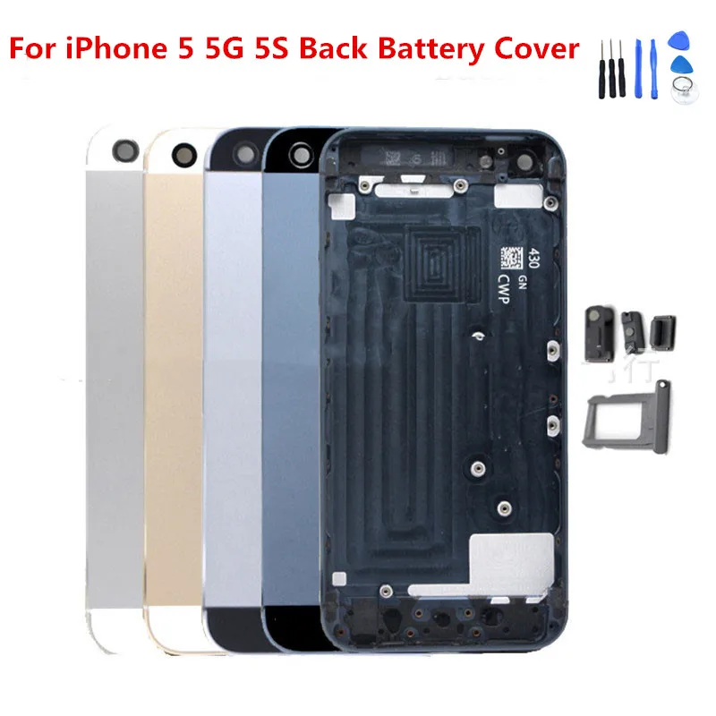 Подарок+ задняя крышка для батареи, корпус для iPhone 5G, корпус для батареи, чехол для корпуса, рамка для Apple iPhone 5G, задняя крышка для корпуса