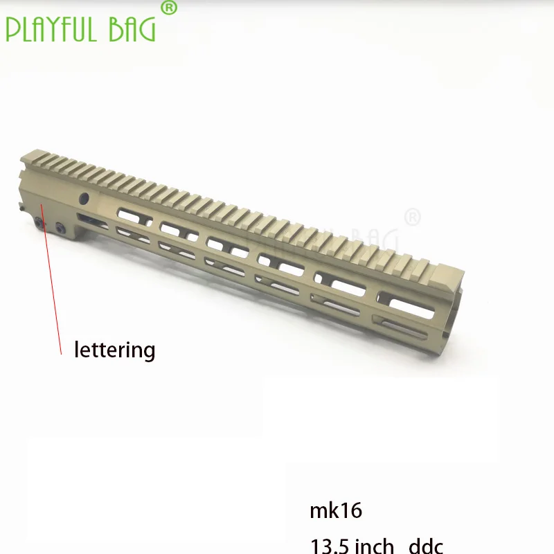 Outdoor sports toy tactics mk16 fish bone water bomb gun refitting with wooden mlok system lightweight handguard od27 | Спорт и